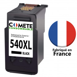 1 cartouche MADE IN FRANCE compatible CANON 540XL Noir, CANON