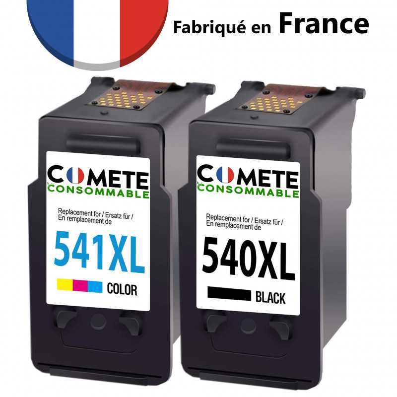 540XL 541XL Cartouches d'encre de rechange pour Canon 540 541 Canon pg-540xl  cl-541xl pour Canon Pixma MX475 MX525 MG3650 MG3600 (1 noir, 1 couleur) :  : Informatique