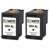 2 Cartouches compatibles HP 304XL Noir, HP