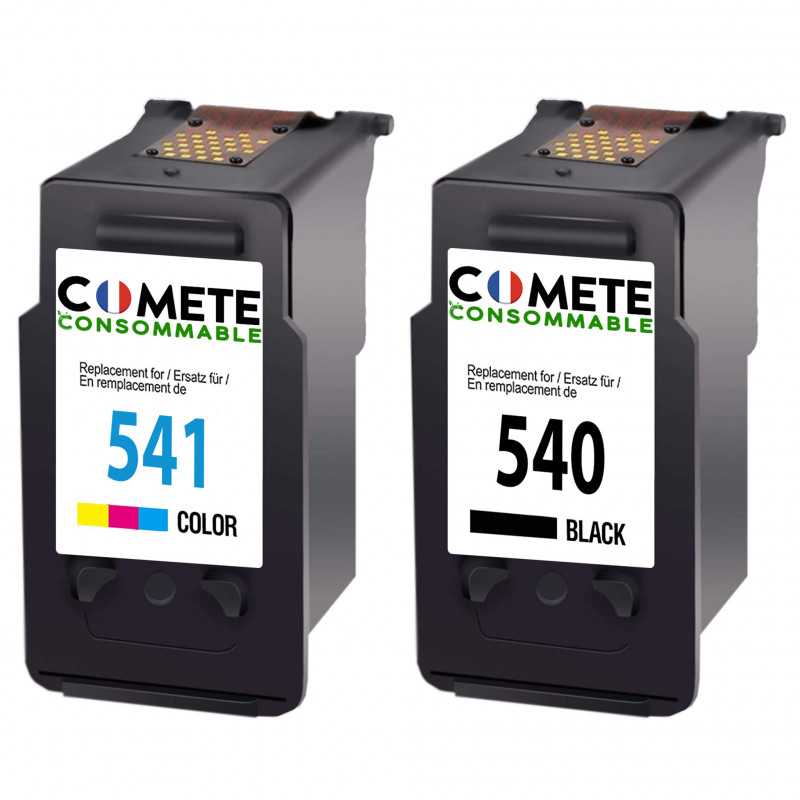 2 cartouches compatibles CANON 540 541 PG-540 CL-541, CANON 2 cartouches compatibles CANON 540 541 PG-540 CL-541, CANON