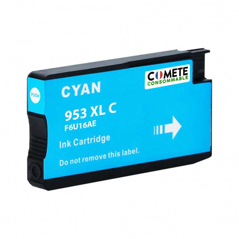 1 cartouche compatible HP 953XL Cyan, HP 1 cartouche compatible HP 953XL Cyan, HP