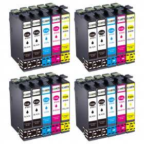 20 Cartouches 16XL compatibles Epson Workforce C13T16214010 - 8 Noir + 4 Cyan + 4 Magenta + 4 Jaune, EPSON