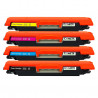 4 Toners compatibles HP 126A CE310A/CF350A - 1 Noir + 1 Cyan + 1 Magenta + 1 Jaune, HP