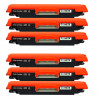 6 Toners compatibles Noirs HP 126A CE310A/CF350A, HP