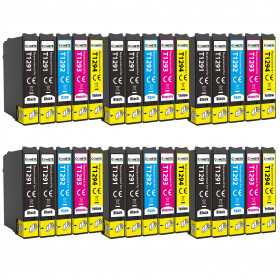 30 Cartouches compatibles Epson T129XL - 12 Noir + 6 Cyan + 6 Magenta + 6 Jaune, EPSON