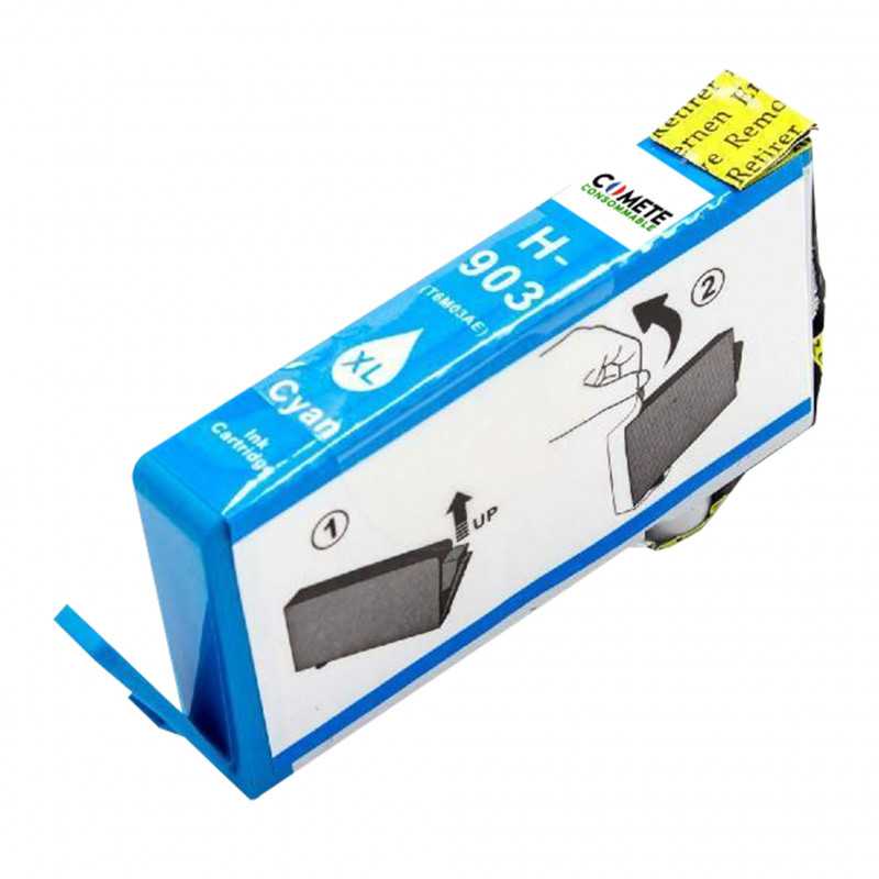 1 cartouche compatible HP 903XL Cyan 1 cartouche compatible HP 903XL Cyan