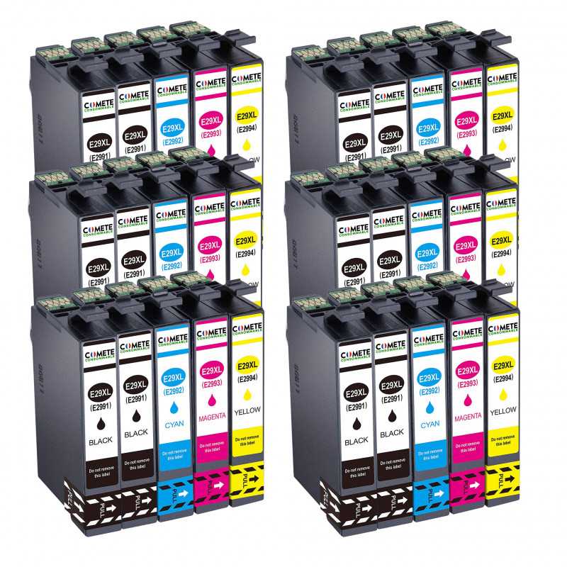 30 Cartouches 29XL compatibles Epson 29 XL T2991 T1992 T1993 T2994 T2996 C13T29964012, EPSON 30 Cartouches 29XL compatibles Epson 29 XL T2991 T1992 T1993 T2994 T2996 C13T29964012, EPSON