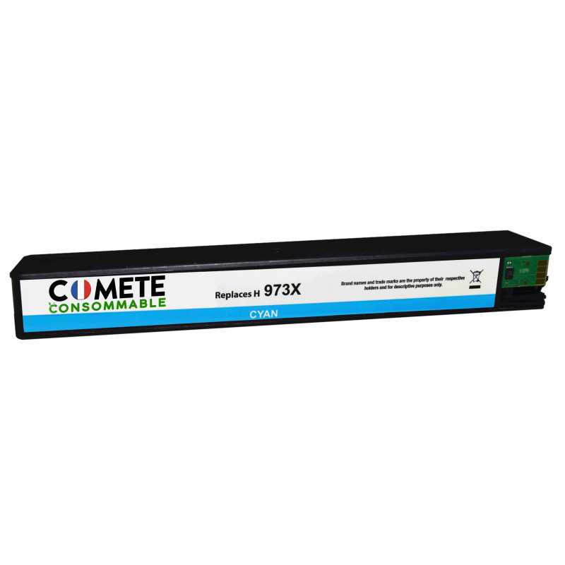 1 Cartouche compatible HP 973X Cyan, HP 1 Cartouche compatible HP 973X Cyan, HP
