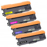 4 Toners compatibles BROTHER TN325/326 - 1 Noir + 1 Cyan + 1 Magenta + 1 Jaune, BROTHER