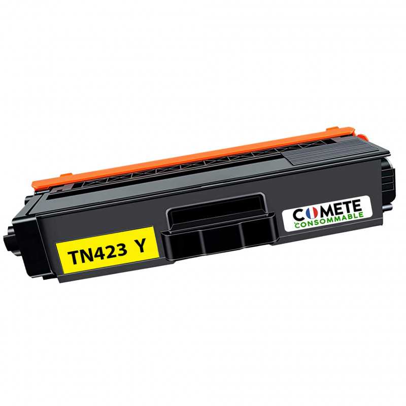 1 Toner compatible BROTHER TN423 Jaune, BROTHER 1 Toner compatible BROTHER TN423 Jaune, BROTHER