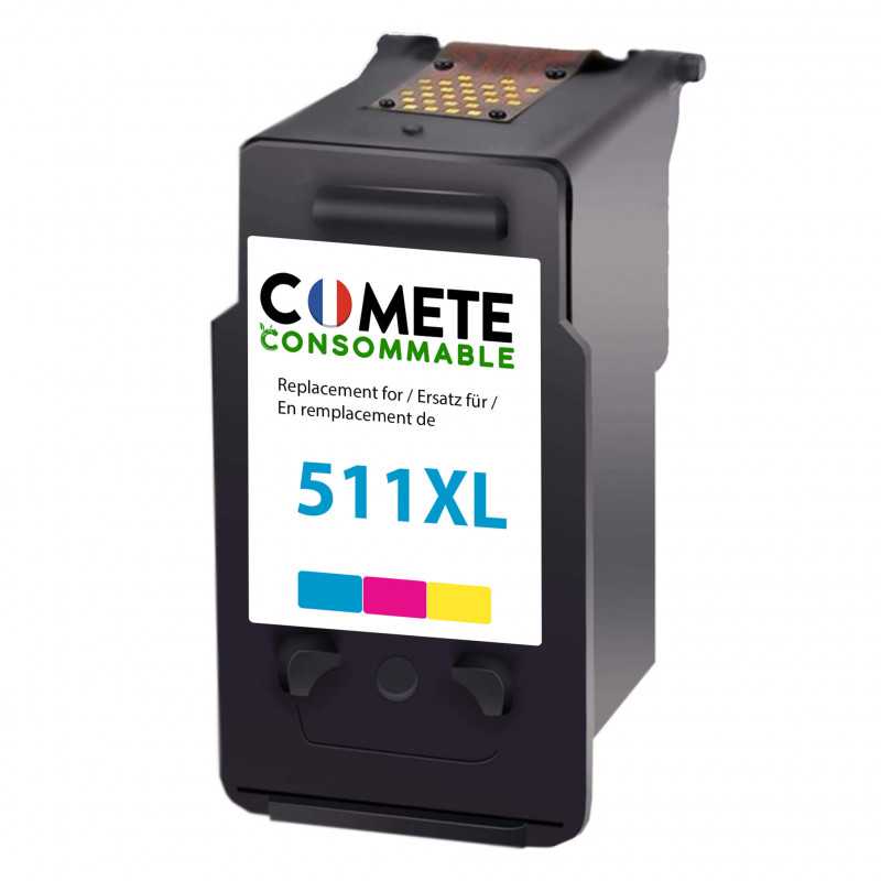 1 Cartouche d'encre compatible 511XL CL-511 pour Canon Pixma MP270 MP280 MP230 MP240 MP250 iP2700, CANON