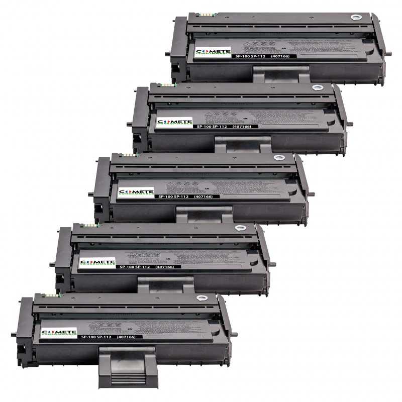 5 Toners compatibles RICOH SP100 Noir, RICOH 5 Toners compatibles RICOH SP100 Noir, RICOH