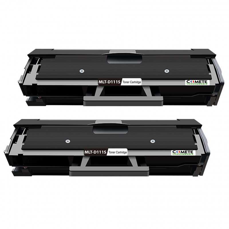 2 Toners Compatibles avec Samsung D111S MLT-D111S 111S Noir pour Imprimantes Samsung, SAMSUNG 2 Toners Compatibles avec Samsung D111S MLT-D111S 111S Noir pour Imprimantes Samsung, SAMSUNG