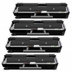 4 Toners Compatibles avec Samsung D111S MLT-D111S 111S Noir pour Imprimantes Samsung, SAMSUNG
