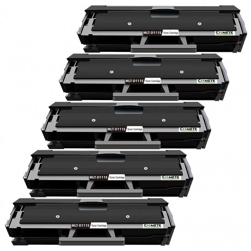 5 Toners Compatibles avec Samsung D111S MLT-D111S 111S Noir pour Imprimantes Samsung, SAMSUNG 5 Toners Compatibles avec Samsung D111S MLT-D111S 111S Noir pour Imprimantes Samsung, SAMSUNG
