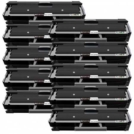 10 Toners Compatibles avec Samsung D111S MLT-D111S 111S Noir pour Imprimantes Samsung, SAMSUNG