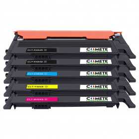 5 Toners Compatibles avec Samsung CLT-404S CLT404S 404S 404C - 2 Noir + 1 Cyan + 1 Magenta + 1 Jaune, SAMSUNG