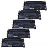 5 Toners compatibles HP 26A CF226X Noir