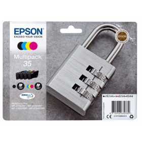 EPSON Multipack 35 Encres DURABrite Ultra 1 Noir + 1 Cyan + 1 Magenta + 1 Jaune 43,4ml, Racine