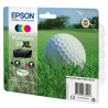 EPSON Pack 4 cartouches Golf 34XL Encre 1 Noir + 1 Cyan + 1 Magenta + 1 Jaune 1x16,3ml+3x10,8ml, Racine