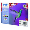 EPSON Multipack Colibri T0807 - Encres Claria 1 Noir + 1 Cyan + 1 Magenta + 1 Jaune 44,4ml, Racine