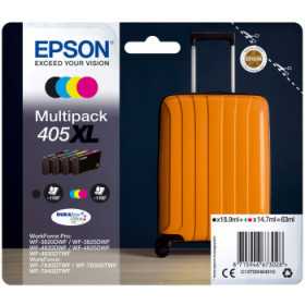 EPSON Multipack Etoile de mer 405 XL Encre 1 Noir + 1 Cyan + 1 Magenta + 1 jaune 1x4,6ml+3x3,3ml, Racine