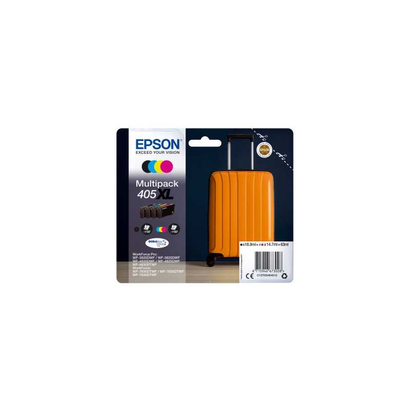 EPSON Multipack Etoile de mer 405 XL Encre 1 Noir + 1 Cyan + 1 Magenta + 1 jaune 1x4,6ml+3x3,3ml, Racine EPSON Multipack Etoile de mer 405 XL Encre 1 Noir + 1 Cyan + 1 Magenta + 1 jaune 1x4,6ml+3x3,3ml, Racine