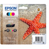 EPSON Multipack Etoile de mer 603 Encre  1 Noir + 1 Cyan + 1 Magenta + 1 jaune 1x4,6ml+3x3,3ml