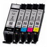 Pack 5 Cartouches d' Encre CANON PGI-570/CLI-571 15ml + 4x7ml, Racine
