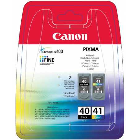 CANON pack cartouches couleur et Noir PG 40 - CL41, Racine