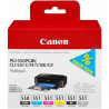 CANON pack cartouches d'encre PGI550 / CLI551 couleur et Noir, Racine