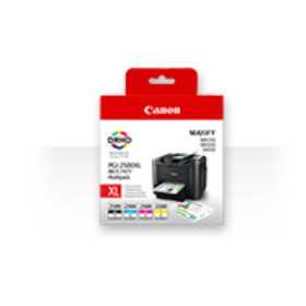 CANON Pack 4 cartouches Encre PGI 2500XL 1 Noir + 1 Cyan + 1 magenta + 1 Jaune 3x12ml+1x34,7ml, Racine