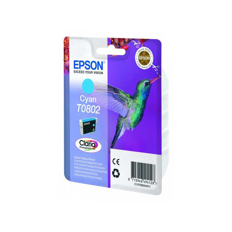 1 Cartouche originale EPSON T1802 CYAN, Racine 1 Cartouche originale EPSON T1802 CYAN, Racine