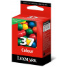 1 Cartouche originale LEXMARK L37 couleur, Racine