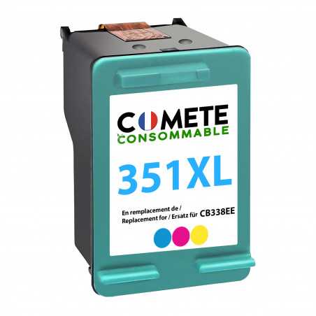 1 cartouche compatible HP 351XL Couleur, HP