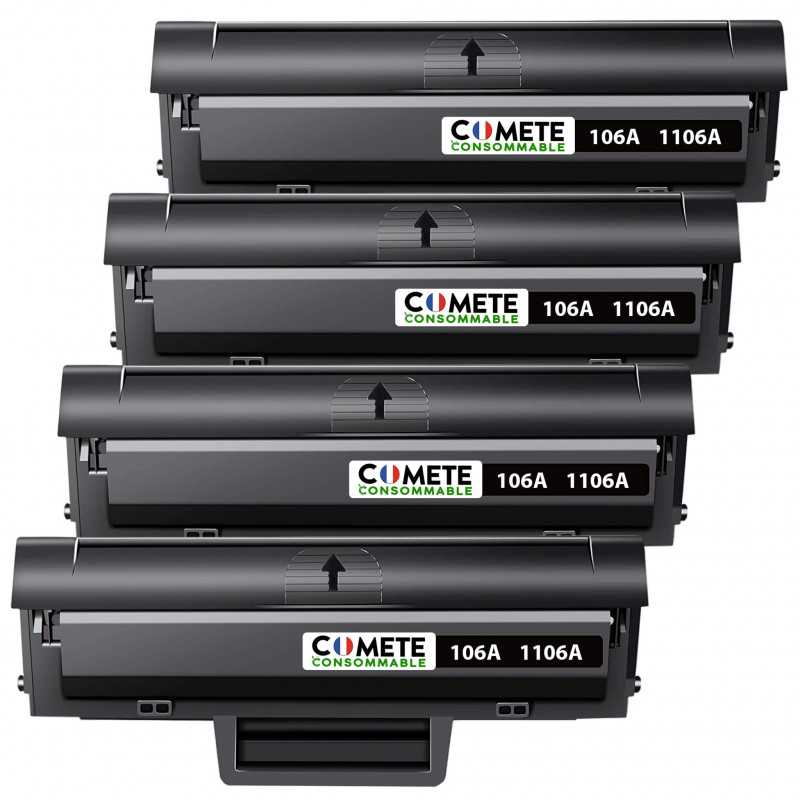 4 Toners compatibles HP 201 CF400X Noir, HP