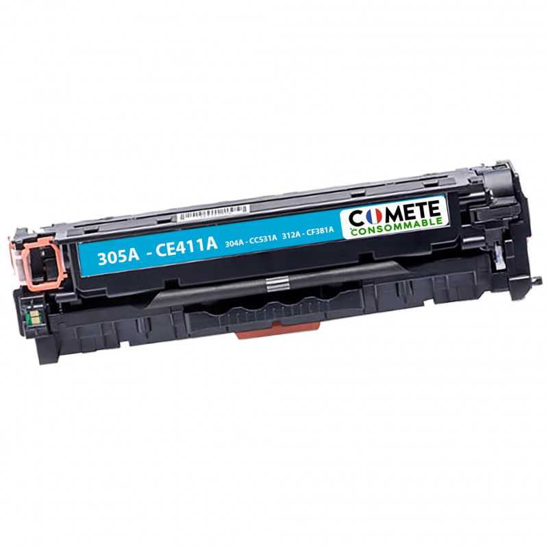 1 Toner compatible HP 304/305/312AC CC531A/CE411A/CF381A Cyan, HP