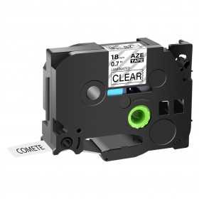 1 Rubancompatible Brother  TZe-141  Noir sur transparent cassette recharge pour étiqueteuse Brother, Racine