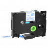 1 Ruban compatible Brother TZe-223  Bleu sur Blanc cassette recharge pour étiqueteuse Brother, Racine