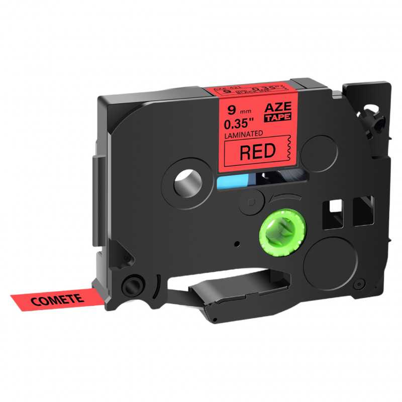 5 Rubans compatible Brother TZe-421 Noir sur Rouge cassette recharge pour étiqueteuse Brother, Racine 5 Rubans compatible Brother TZe-421 Noir sur Rouge cassette recharge pour étiqueteuse Brother, Racine