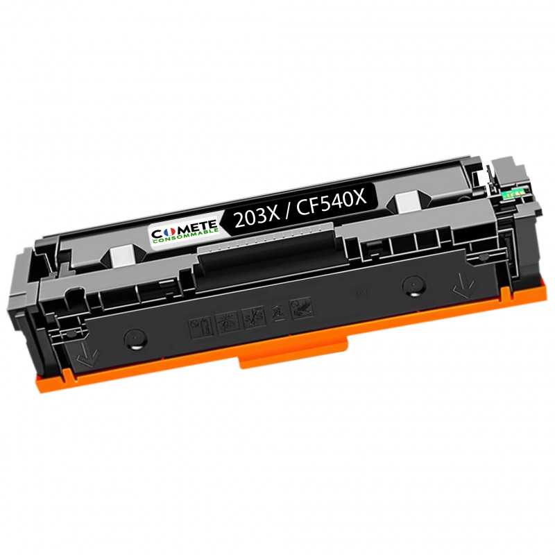 1 Toner compatible HP 203X CF540X Noir, HP 1 Toner compatible HP 203X CF540X Noir, HP