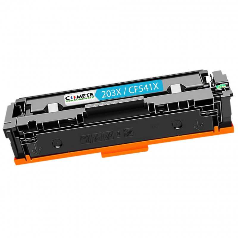 1 Toner compatible HP 203X CF541X Cyan, HP 1 Toner compatible HP 203X CF541X Cyan, HP