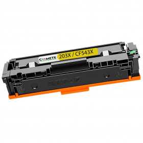 1 Toner compatible HP 203X CF542X Jaune, HP