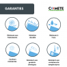 4 Rubans Compatibles pour Étiqueteuses Dymo D1 45013 S0720530 - 12mm x 7m Noir sur Blanc, Étiqueteuses
