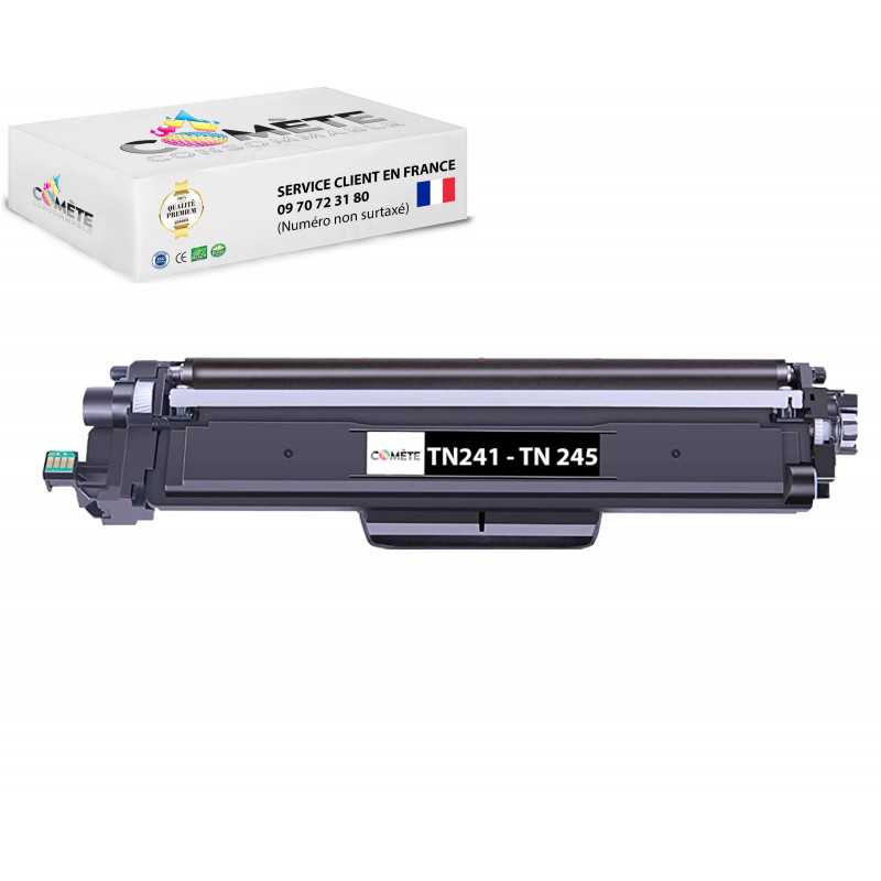 1 Toner compatible BROTHER TN241/TN245 Noir - Comète consommable 1 Toner compatible BROTHER TN241/TN245 Noir - Comète consommable