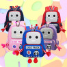 Cartable Sac à dos enfant scolaire robot rose claire, Racine