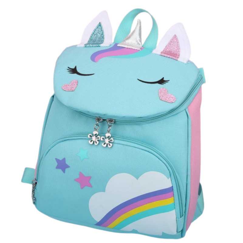 Cartable Sac à dos enfant scolaire licorne bleu, EPSON