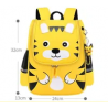 Cartable Sac à dos enfant scolaire tigre jaune, Racine