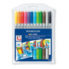 Marqueur Staedtler Triplus Color 323 boite 12 / Marqueur à pointe fibre avec deu, Racine