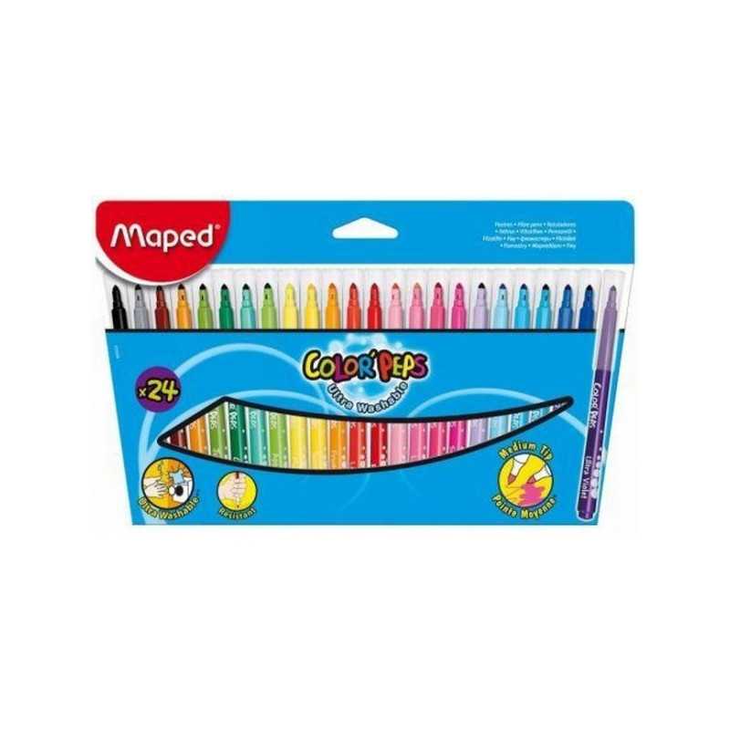 BOITE 24 FEUTRE COULEURS PEPS, Racine BOITE 24 FEUTRE COULEURS PEPS, Racine